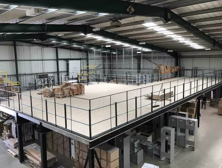 Mezzanine Industrielle MezzaPro1000 – Charge Lourde